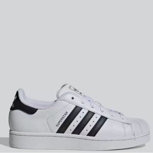 Adidas Superstar White with Black Stripes